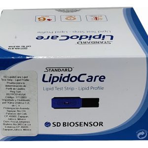 Lipidocare Caja Con 25 Cassetes Para La Medición De Lipidos