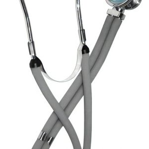 Estetoscopio Checkatek Rappaport Doble Tubo Gris E3-3