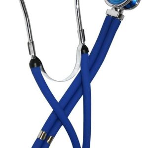 Estetoscopio Checkatek Rappaport Doble Tubo Azul E3-1