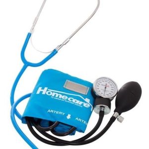 Kit Baumanometro Con Estetoscopio Duplex 2600 - Homecare Color Turquesa