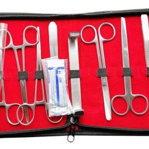 Estuche Disección 16 Piezas Acero Inoxidable Hergom Silvery