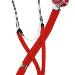 Estetoscopio Doble Campana Rappaport ChekATeck Color Rojo