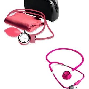 Kit Baumanómetro Doble Campana Popular Rosa Checkatek