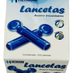 Lancetas Universales C/100 Lt Mercy Hergom