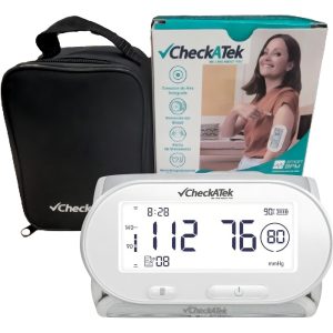 Monitor De Presión Arterial Recargable Checkatek Bd-3 Color Blanco