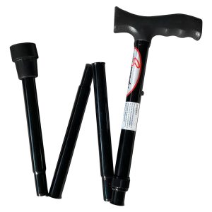 Baston Mango T Plegable Aluminio Negro Speedy