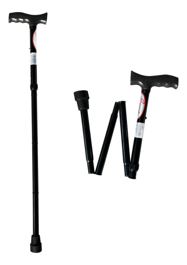 Baston Mango T Plegable Aluminio Negro Speedy - Imagen 2