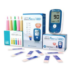Gluco Navii + 100 tiras reactivas + 100 Lancetas Linkfar