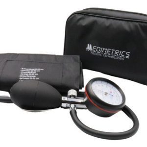 Baumanómetro Aneroide Integral Brazo Tipo Palma Tensiómetro Color Negro