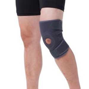 Rodillera Ajustable Unitalla Neopreno Poliester Senteq Color Negro