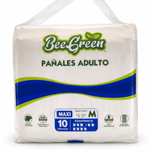 Pañales Para Adulto Absorbentes Y Cómodos Maxi - Beegreen - M