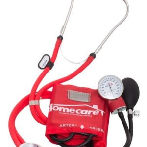 Kit Baumanometro Con Estetoscopio Rappaport Color Rojo