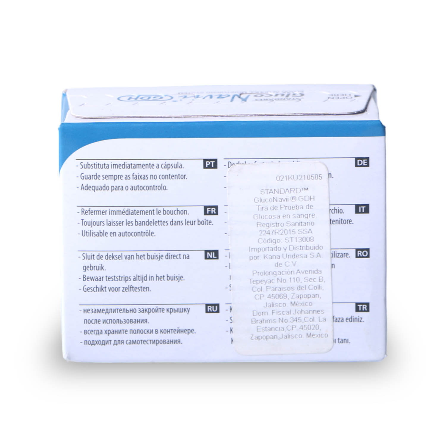 Caja Con 100 Tiras Reactivas Para Gluco Navii + 100 LANCETAS LINKFAR - Imagen 6