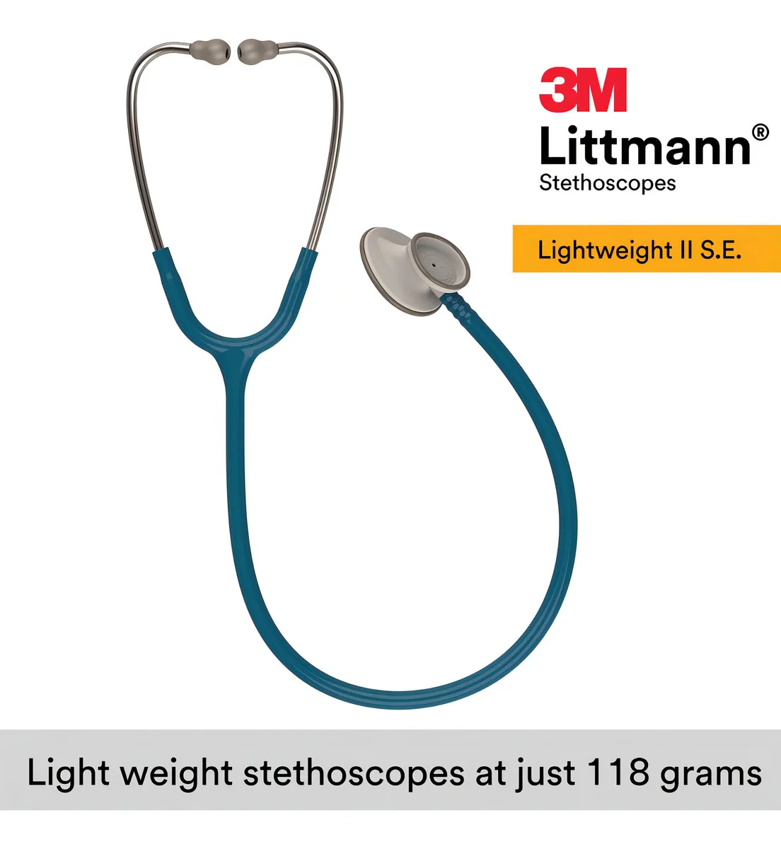 3m Littmann Lightweight Ii Se Tubo Azul Caribeño 2452