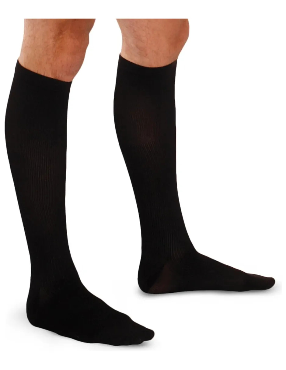 Calcetin Para Caballero Compresión Media Negro 15-20mm/hg