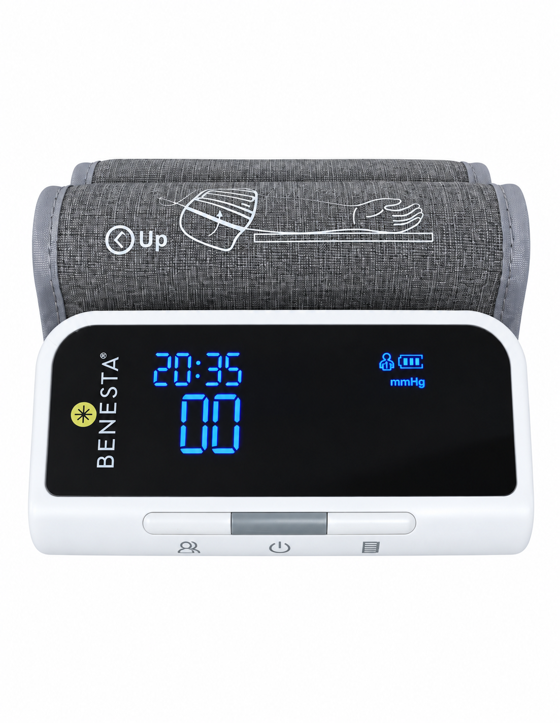 BAUMANÓMETRO DIGITAL CON BRAZALETE INTEGRADO DE BRAZO - BENESTA ARM-30T